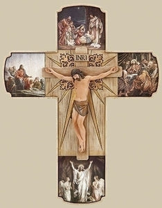12" LIFE OF CHRIST CRUCIFIX - 65964 - Catholic Book & Gift Store 