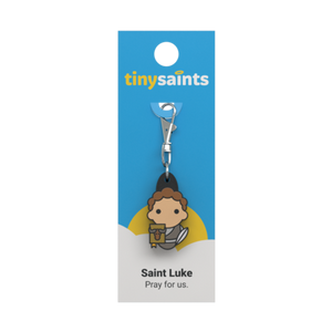 Saint Luke Tiny Saints Charm