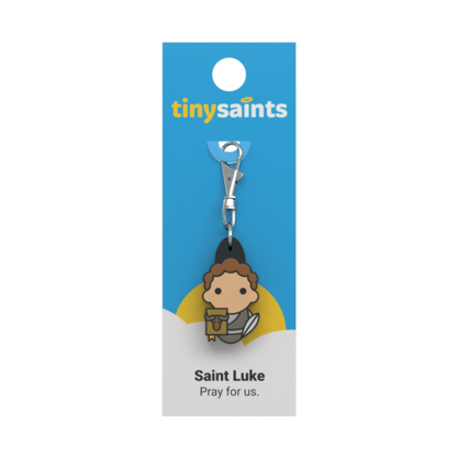 Saint Luke Tiny Saints Charm