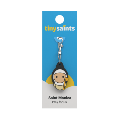 Saint Monica Tiny Saints Charm