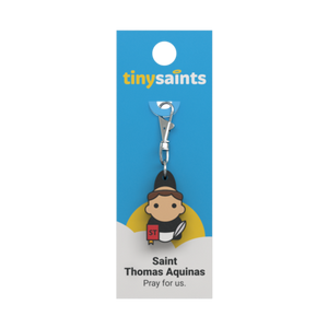 Saint Thomas Aquinas Tiny Saints Charm