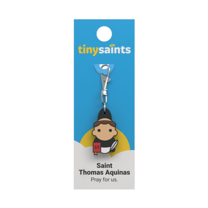 Saint Thomas Aquinas Tiny Saints Charm