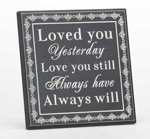 6.75" SMALL ANNIVERSARY PLAQUE - 77428 - Catholic Book & Gift Store 