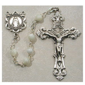 5MM MOTHER OF PEARL ROSARY - 783LF - Catholic Book & Gift Store 