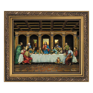 THE LAST SUPPER FRAMED PRINT