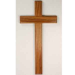 10" WALNUT STAINED CROSS - 80-112 - Catholic Book & Gift Store 