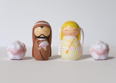 The Shepherd and Angel Nativity Playset