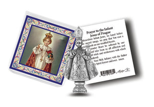 INFANT JESUS STATUE AND PRAYER CARD - 891-107 - Catholic Book & Gift Store