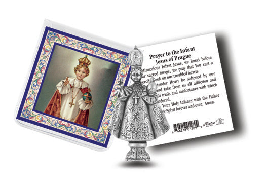 INFANT JESUS STATUE AND PRAYER CARD - 891-107 - Catholic Book & Gift Store 