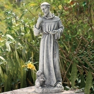 24" ST. FRANCIS WITH BUNNY FIGURE - 89944