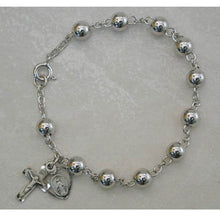 7.5" STERLING ROSARY BRACELET - 914L - Catholic Book & Gift Store