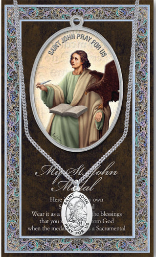 MY ST. JOHN MEDAL/PEWTER - 950-470 - Catholic Book & Gift Store 