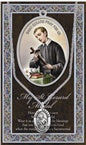 PEWTER ST GERARD MEDAL WITH BIOGRAPHY PRAYERCARD - 950-615 - Catholic Book & Gift Store 