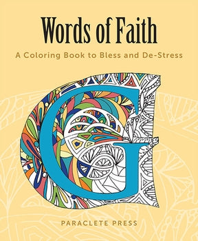 WORDS OF FAITH: A COLORING BOOK - 9781612617671 - Catholic Book & Gift Store 