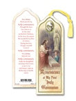 BOY/FIRST COMMUNION BOOKMARK W/ENAMELED MEDAL - B7-678 - Catholic Book & Gift Store 