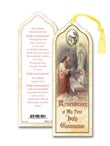 GIRL/FIRST COMMUNION BOOKMARK W/ENAMELED MEDAL - B7-679 - Catholic Book & Gift Store 