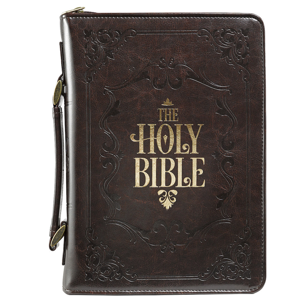 HOLY BIBLE BIBLE COVER/BROWN - BBL570 - Catholic Book & Gift Store