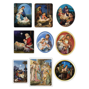 Catholic Christmas Nativity Stickers