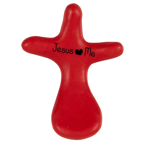 My Prayer Cross - Jesus Loves Me - Red