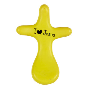 My Prayer Cross - I Love Jesus - Yellow