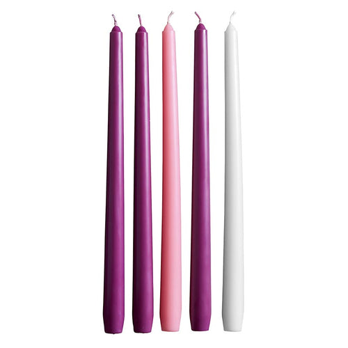 5-Candle Set Advent Taper - 12