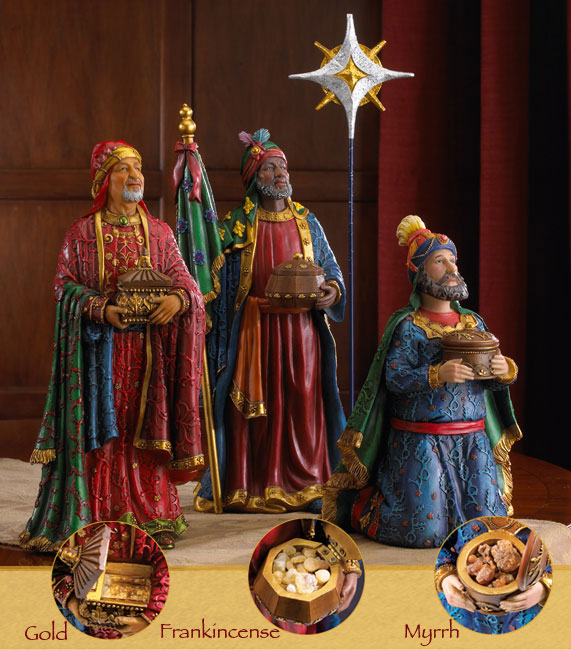 THREE KINGS FOLLOWING CHRISTMAS STAR - GFM009 - Catholic Book & Gift Store 