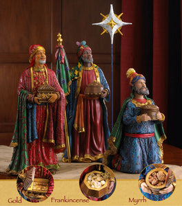 3 KINGS FOLLOWING CHRISTMAS STAR - GFM014 - Catholic Book & Gift Store