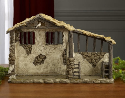 LIGHTED STABLE - GFM032 - Catholic Book & Gift Store 