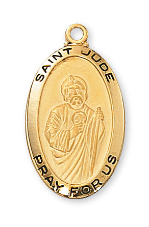 GOLD/STERLING ST JUDE/18