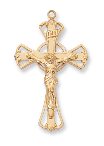 STERLING/GOLDFILLED CRUCIFIX - J8030 - Catholic Book & Gift Store