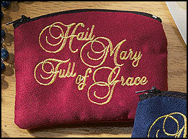 HAIL MARY ROSARY CASE - JT020 - Catholic Book & Gift Store