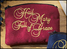 HAIL MARY ROSARY CASE - JT020 - Catholic Book & Gift Store 