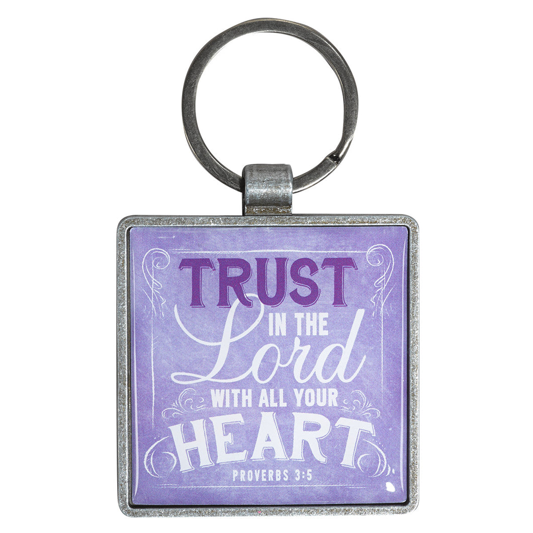 METAL KEYRING/TRUST IN THE LORD - KEP037 - Catholic Book & Gift Store 