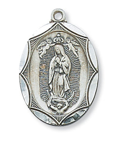 STERLING SILVER OL GUAD MEDAL - L2503GU - Catholic Book & Gift Store 