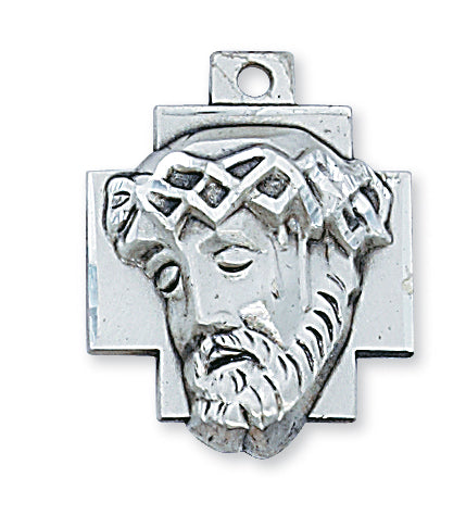 STERLING SILVER ECCE HOMO PENDANT - L45 - Catholic Book & Gift Store