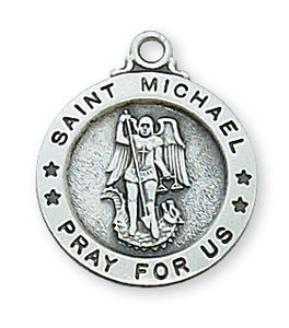 STERLING ST MICHAEL/18" CHAIN - L700MK - Catholic Book & Gift Store 