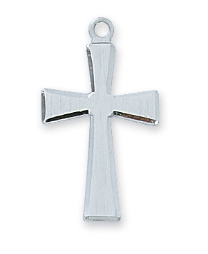 STERLING SILVER CROSS PENDANT - L7011 - Catholic Book & Gift Store 