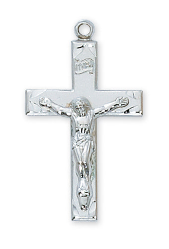 STERLING SILVER CRUCIFIX - L7028 - Catholic Book & Gift Store