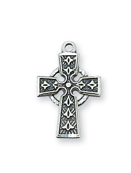 STERLING SILVER CELTIC CROSS - L8023 - Catholic Book & Gift Store 