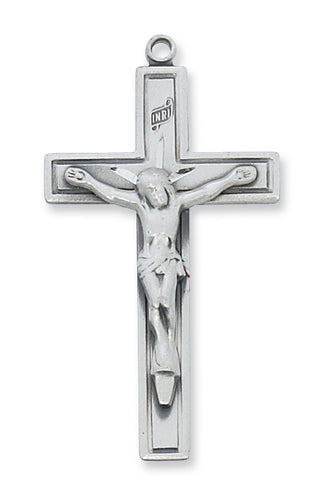 STERLING SILVER CRUCIFIX - L8041 - Catholic Book & Gift Store