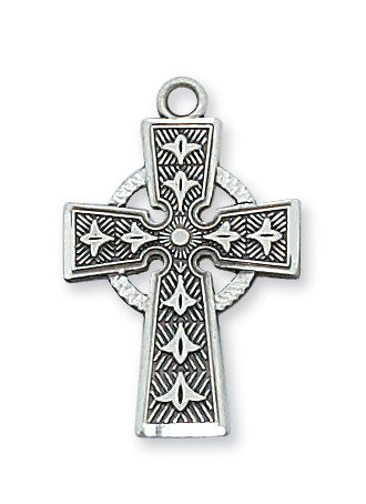 STERLING SILVER CELTIC CROSS - L8083 - Catholic Book & Gift Store 