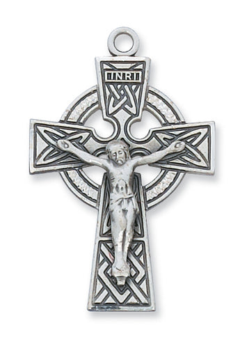 STERLING SILVER CELTIC CRUCIFIX - L9030 - Catholic Book & Gift Store