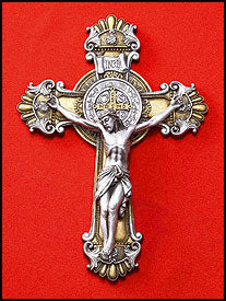 BENEDICTINE CRUCIFIX - LC329 - Catholic Book & Gift Store 