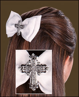 1ST COMMUNION HAIR BOW - MA029 - Catholic Book & Gift Store 
