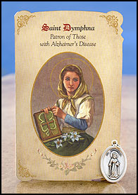 HEALING SAINTS/ST DYMPHNA/ALZHEIMER'S DISEASE - MC011 - Catholic Book & Gift Store