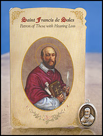 HEALING SAINT/FRANCIS DE SALES/HEARING LOSS - MC021 - Catholic Book & Gift Store