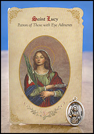 HEALING SAINT/LUCY/EYE,VISION AILMENTS - MC027 - Catholic Book & Gift Store