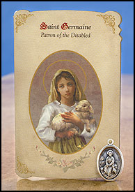 HEALING SAINT/GERMAINE/DISABLED PERSONS - MC029 - Catholic Book & Gift Store