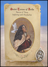 HEALING SAINT/TERESA AVILA/HEADACHES - MC030 - Catholic Book & Gift Store