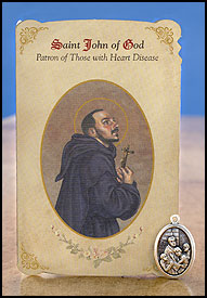 HEALING SAINT/JOHN OF GOD/HEART DISEASE - MC032 - Catholic Book & Gift Store 